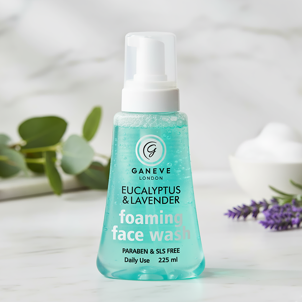 Ganeve London Eucalyptus & Lavender Foaming Facewash 225 Ml Pack 1